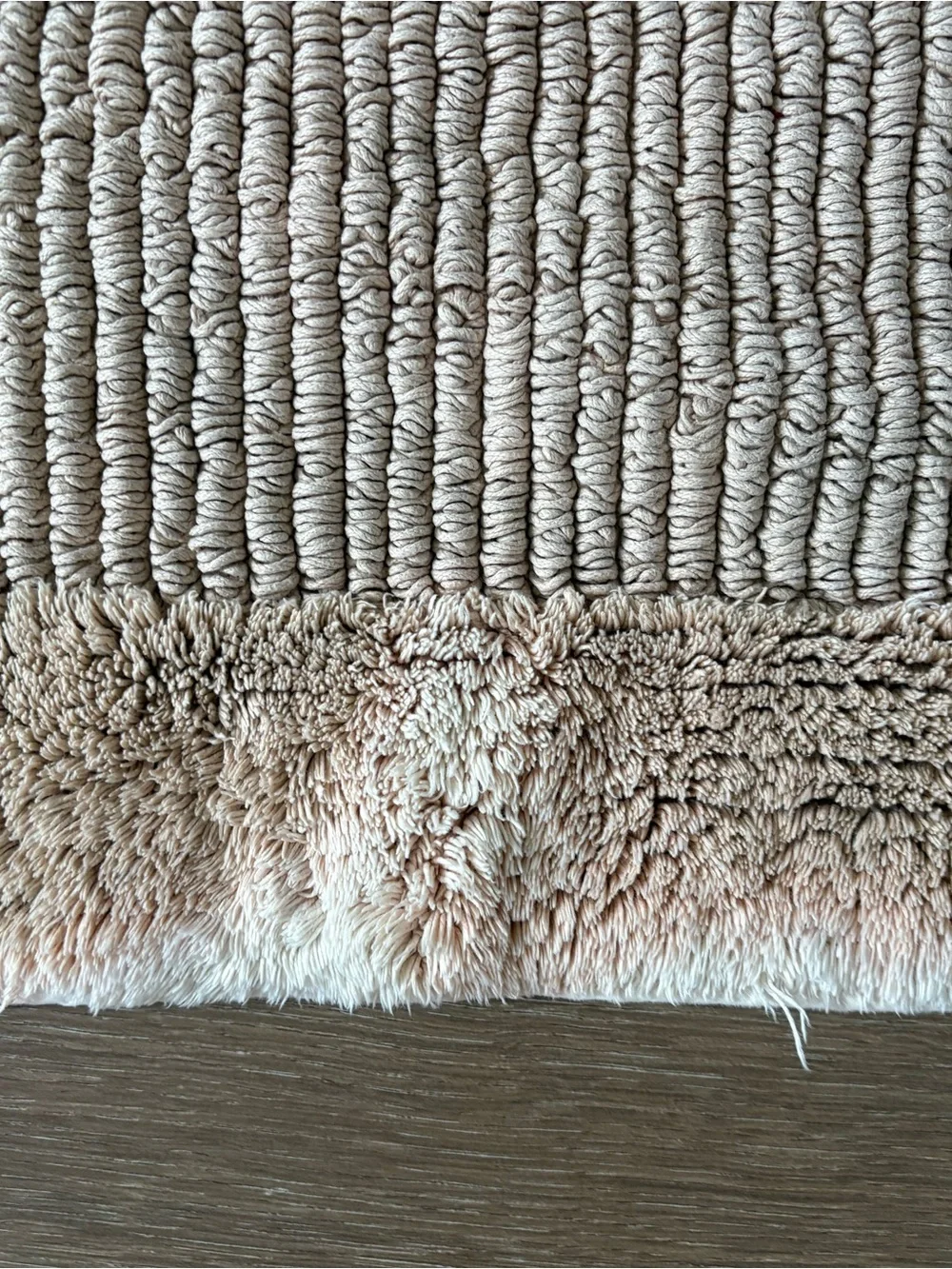 Plush Kids Bath Rug - Beige